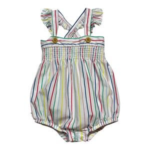 Starting Out Ruffle Sunsuit White Red Green Yellow Blue 6-9 months